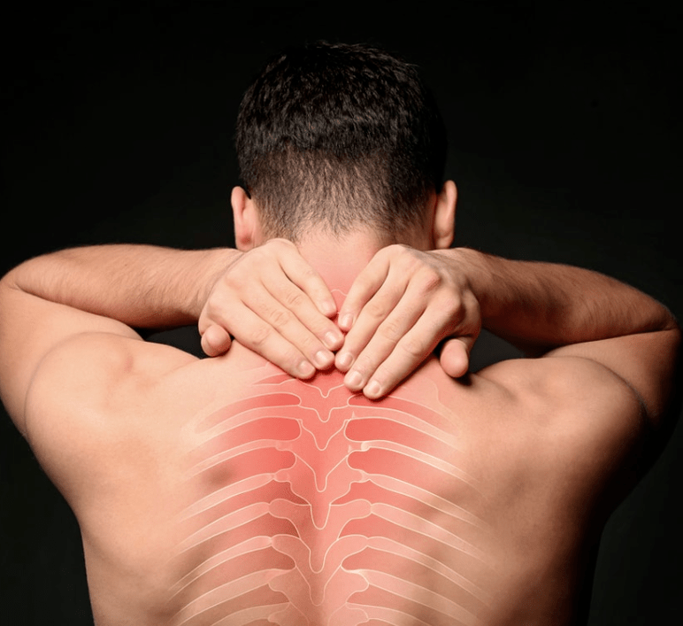 A man is concerned about osteochondrosis of the thoracic spine. 