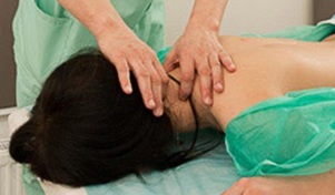 cervical osteochondrosis massage treatment