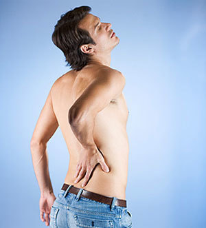the back pain right side
