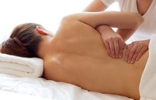 hurts my back after childbirth, massage